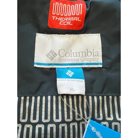 Columbia Hawlings Hill Bomber Jacket Thermal Coil-Blue Black Camo Size XL $160 - Picture 5 of 10